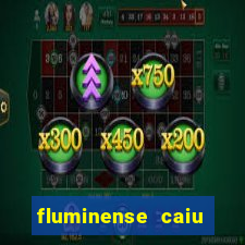 fluminense caiu para a serie c